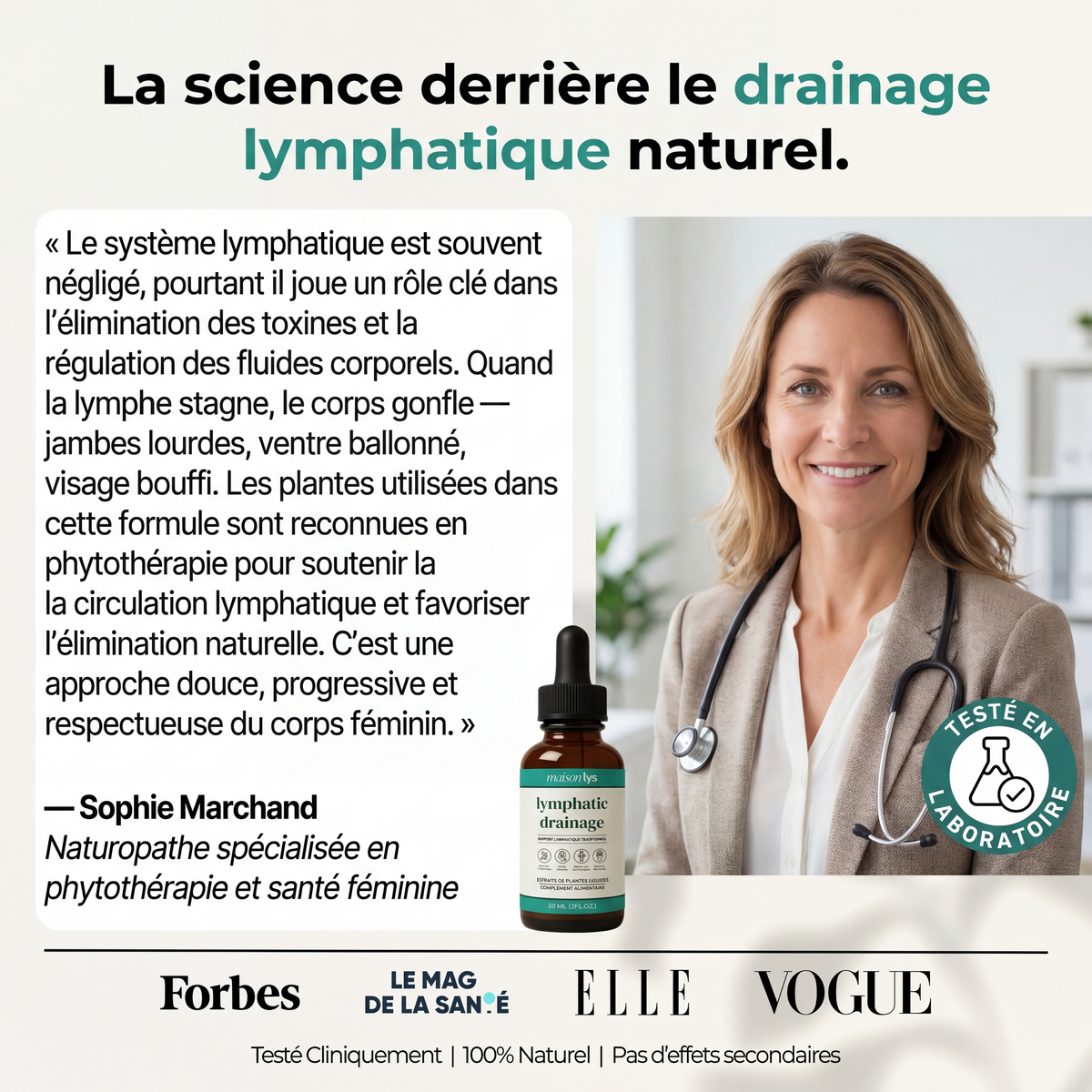 Gouttes Bien-Être Drainage Lymphatique - Ventre