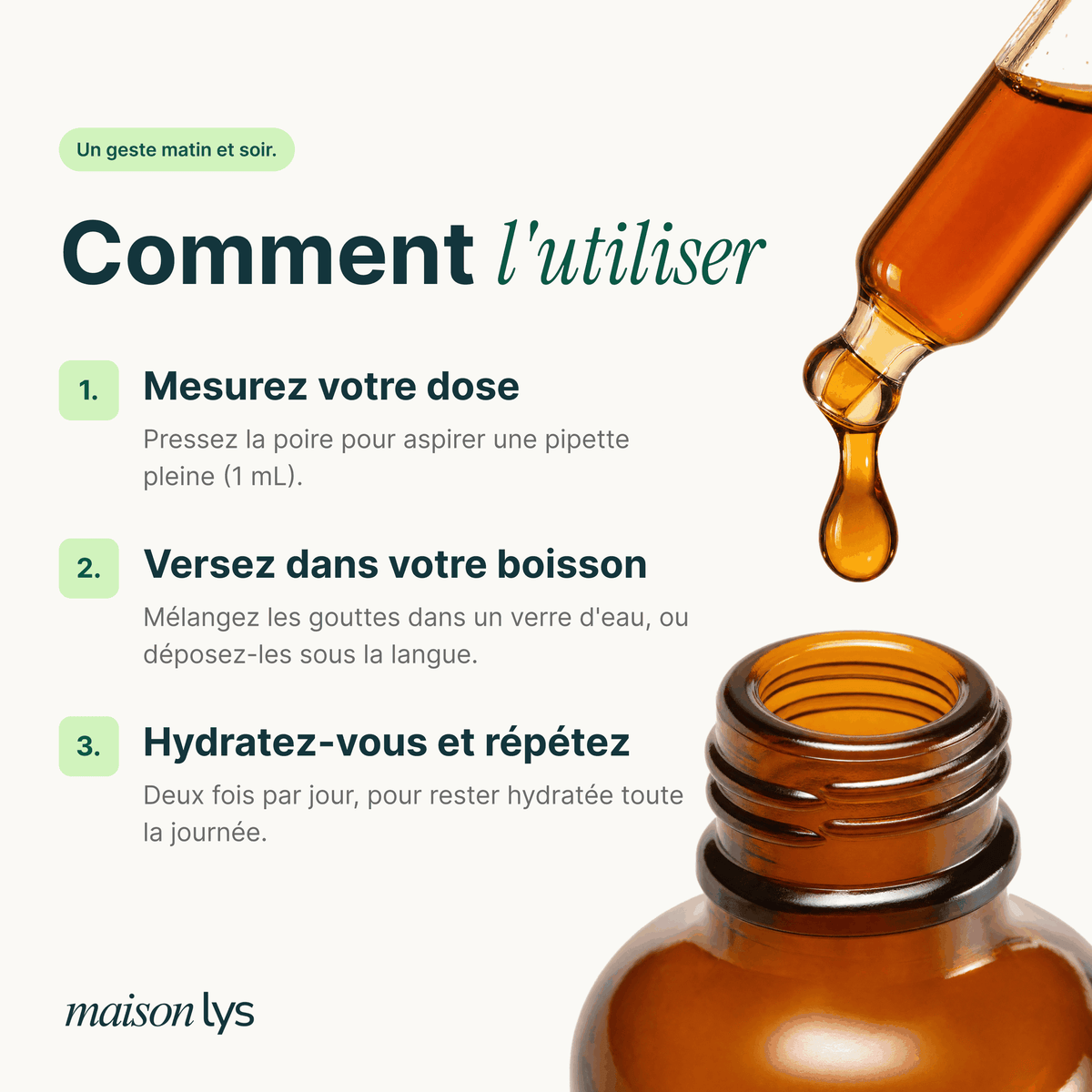 Comment utiliser les gouttes