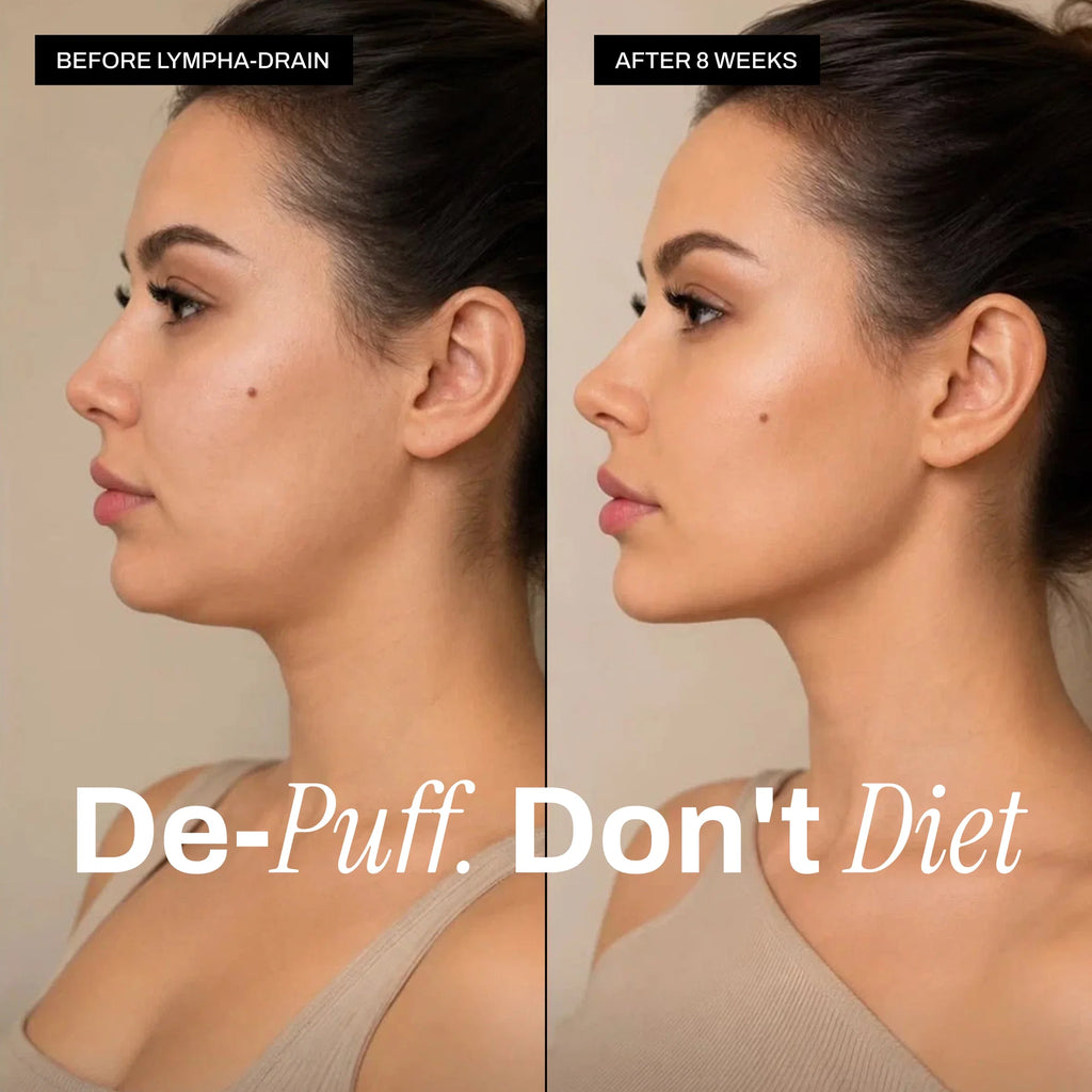 Before and after — face